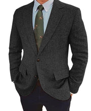 Ziani Tweed Single-Breasted Two-Button Blazer