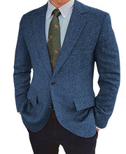 Ziani Tweed Single-Breasted Two-Button Blazer