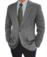 Ziani Tweed Single-Breasted Two-Button Blazer