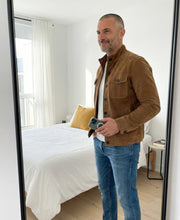 Ziani Suede Chest Pocket Snap Button Classic Jacket