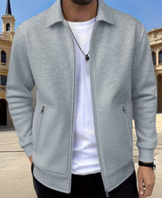 Ziani Textured Zip-Up Athletic Jacket